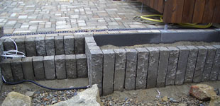 Pflasterarbeiten Villa in Bad Harzburg / sehr alt wirkendes Pflaster, passend zum Stil der Villa